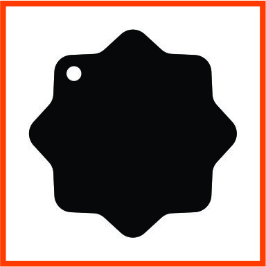 8-Point Rounded Star